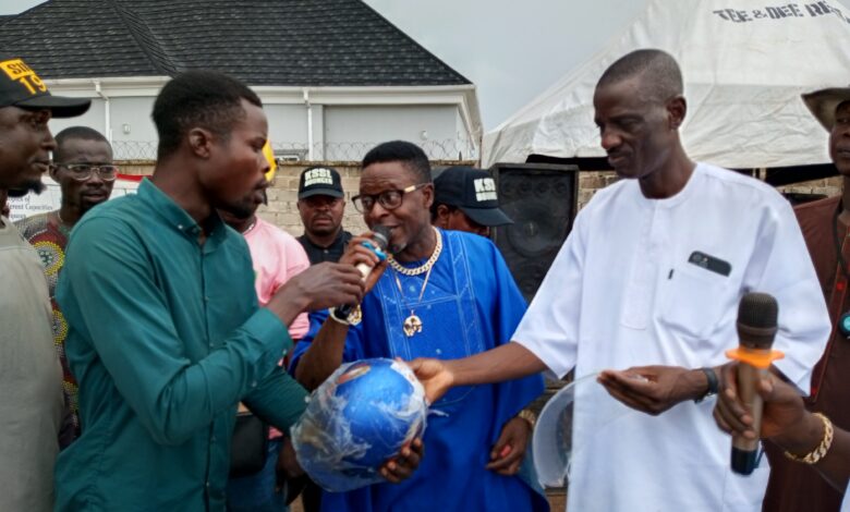 ADU GIVES OUT HELMETS TO 200 OKADA RIDERS
