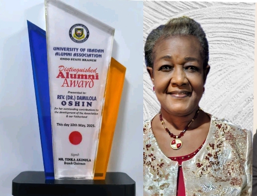 A Beacon of Light Honoured: Dr. Damilola Oshin Receives Distinguished Alumni Award from UI Alumni Association
