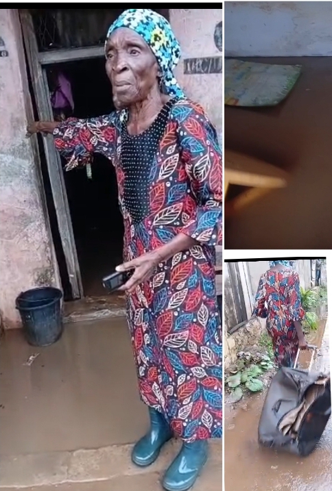 75-Year-Old Widow Rendered Homeless as Midnight Flood Sweeps Away Lifelong Property, Calls For Help From Well Meaning Nigerians