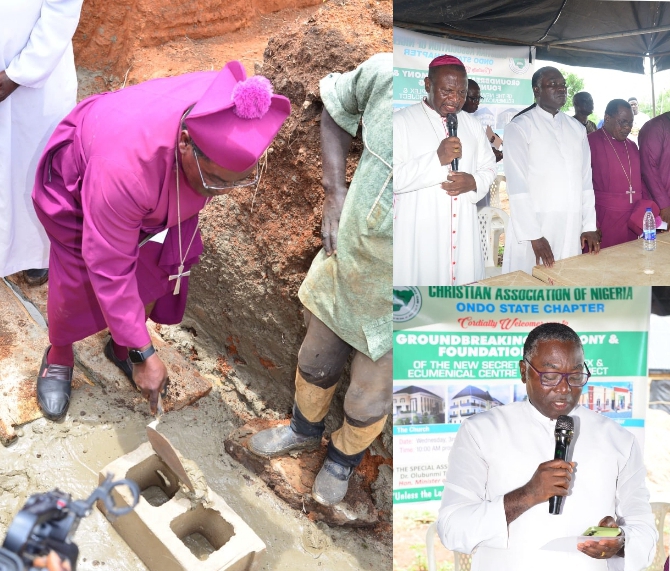Historic Milestone for Christendom in Ondo State as CAN Breaks Ground for Ecumenical and Secretariat Complex